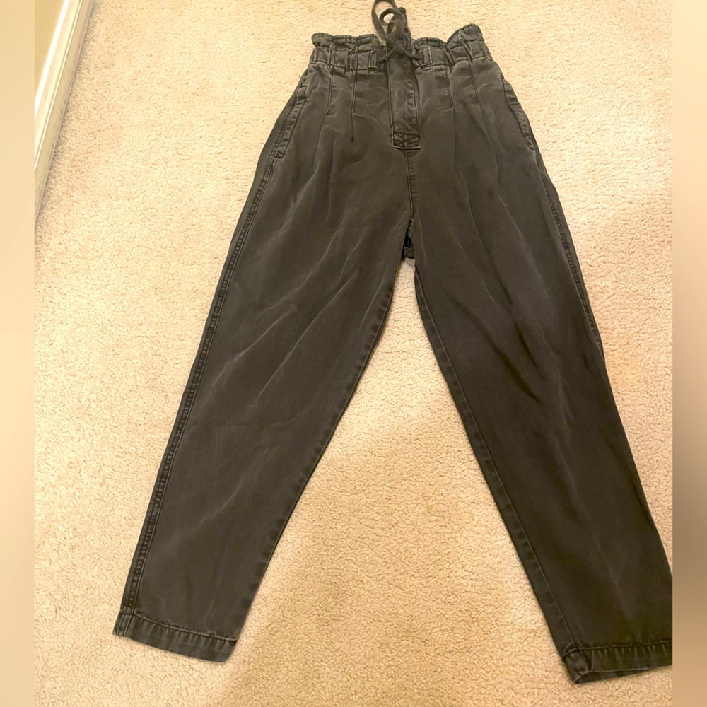 Brand New Free People Denim Joggers with Drawstring